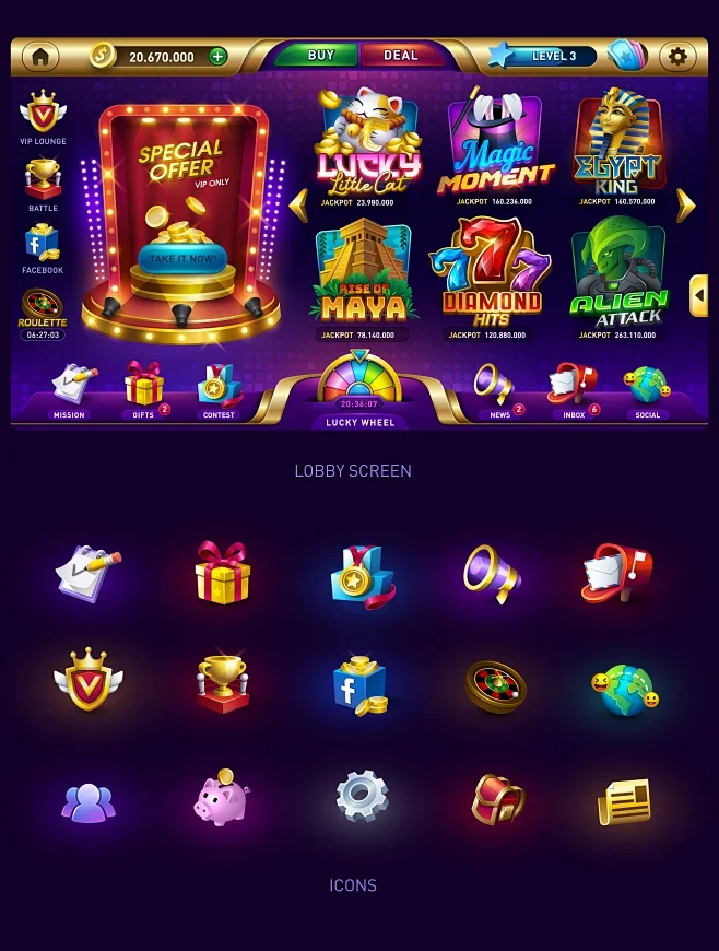 Slots provider